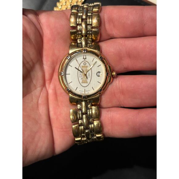 Accutron Gold Tone Men’s Watch. New Battery. - Picture 2 of 11